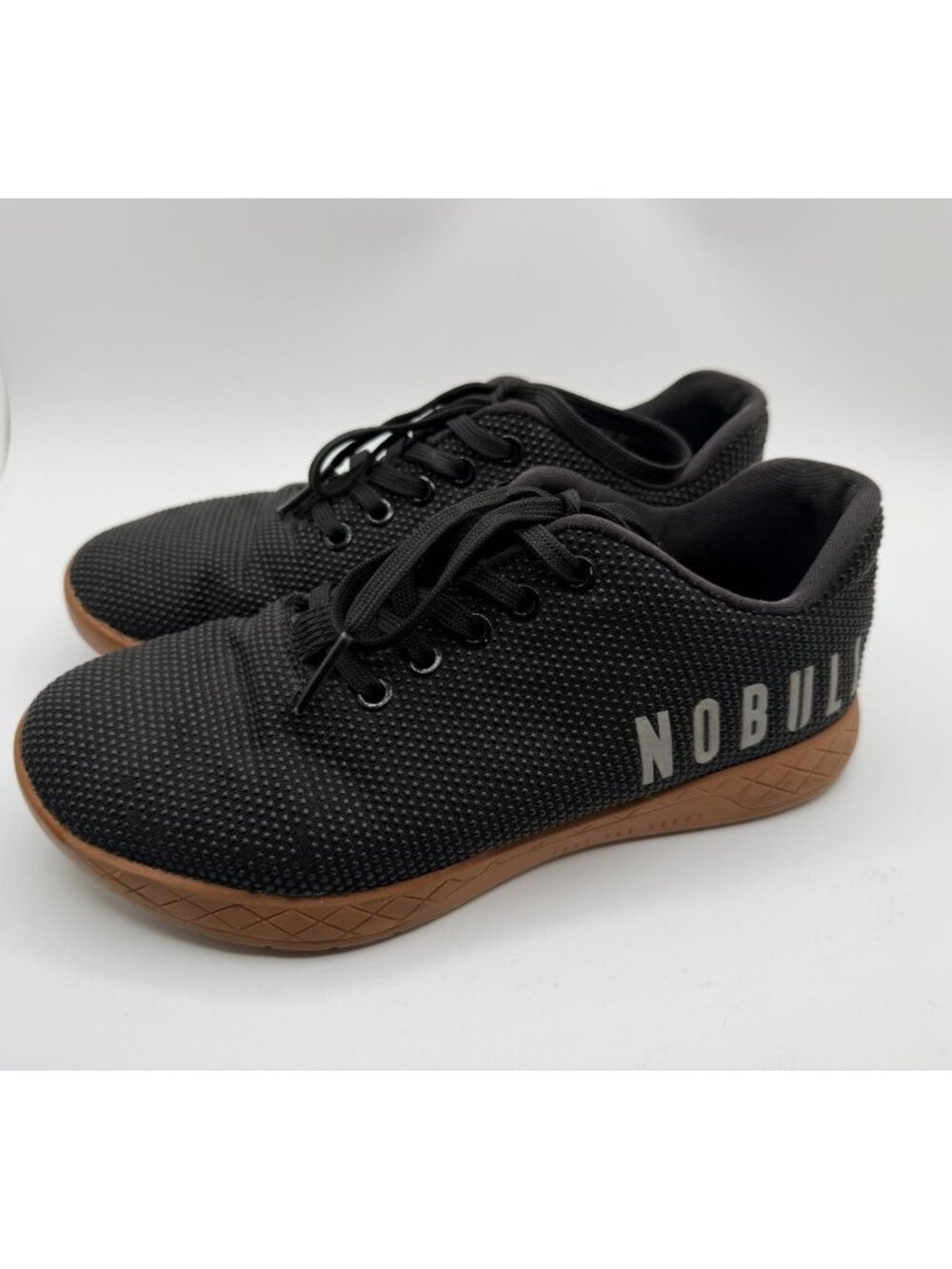 NOBULL Outwork OG Strength Training Sneaker Size W 7/ M 5.5 Black Athletic Shoes